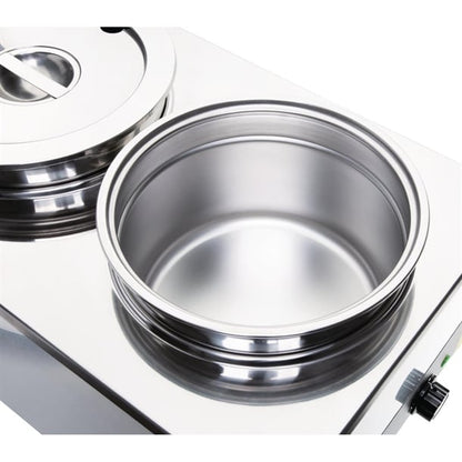 Buffalo Bain Marie with Round Pots ft695