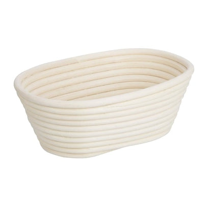Vogue Rattan Proving Round Basket 220x80mm ft837