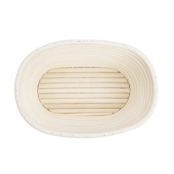 Vogue Rattan Proving Round Basket 220x80mm ft837