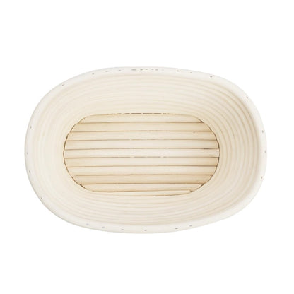 Vogue Rattan Proving Round Basket 220x80mm ft837