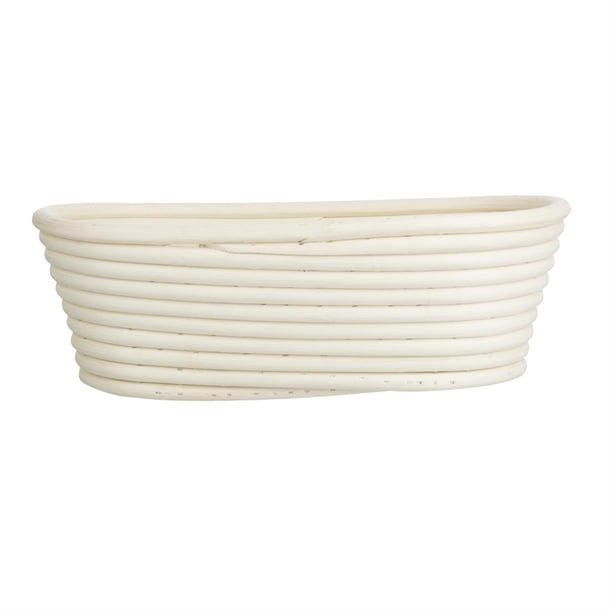 Vogue Rattan Proving Oval Basket 250x150x80mm ft838