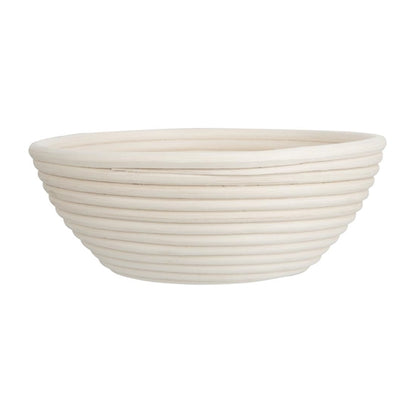 Vogue Rattan Proving Round Basket 220x80mm ft839
