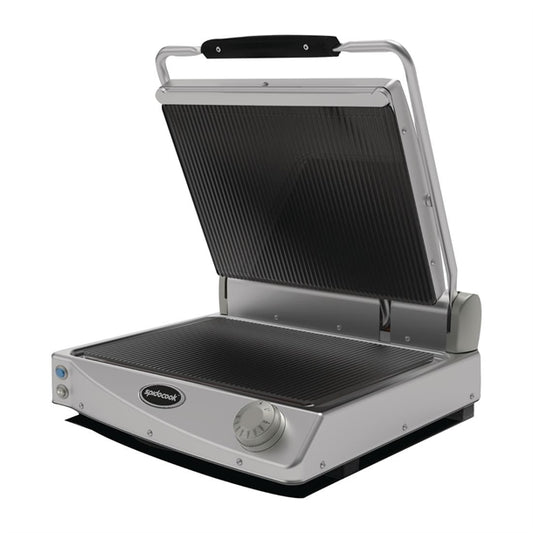 Spidocook Spidoglass Medium BBQ Ribbed Contact Grill Manual ft843
