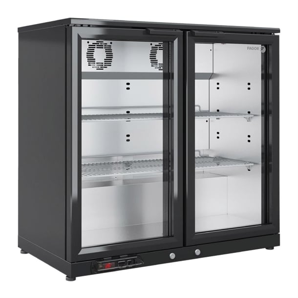 Fagor EERM Series Back Bar Cooler 2 Door Black EERM-2 fu034