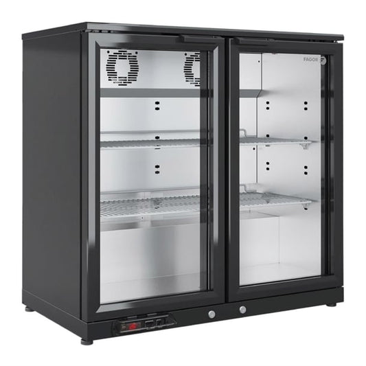 Fagor EERM Series Back Bar Cooler 2 Door Black EERM-2 fu034
