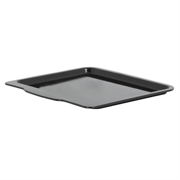 Wham Enamel Handled Oven Tray Black 400x355mm fu150