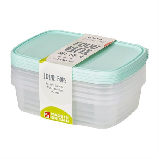 Wham Everyday Food Container 1Ltr (4 Pack) fu153