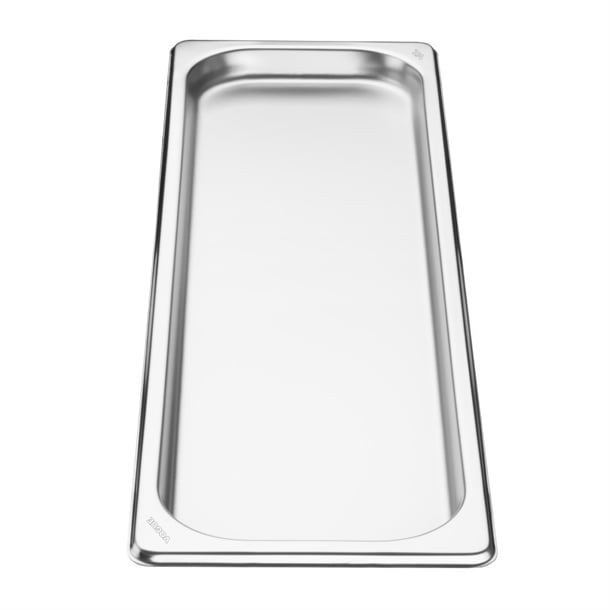 Vogue Stainless Steel Gastronorm 2/4 Tray 20mm fu260