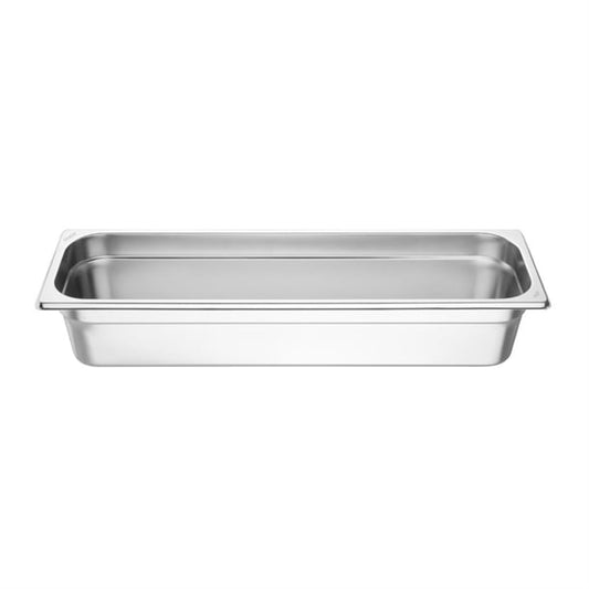 Vogue Stainless Steel Gastronorm 2/4 Tray 100mm fu263