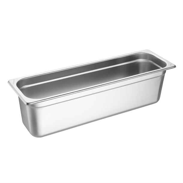 Vogue Stainless Steel Gastronorm 2/4 Tray 150mm fu264