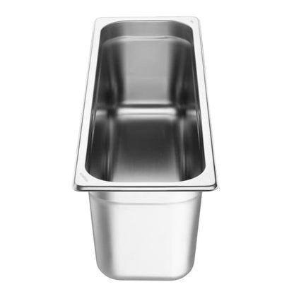 Vogue Stainless Steel Gastronorm 2/4 Tray 150mm fu264