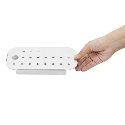 Vogue Stainless Steel GN Drainer Tray for GN 1/4 fu269