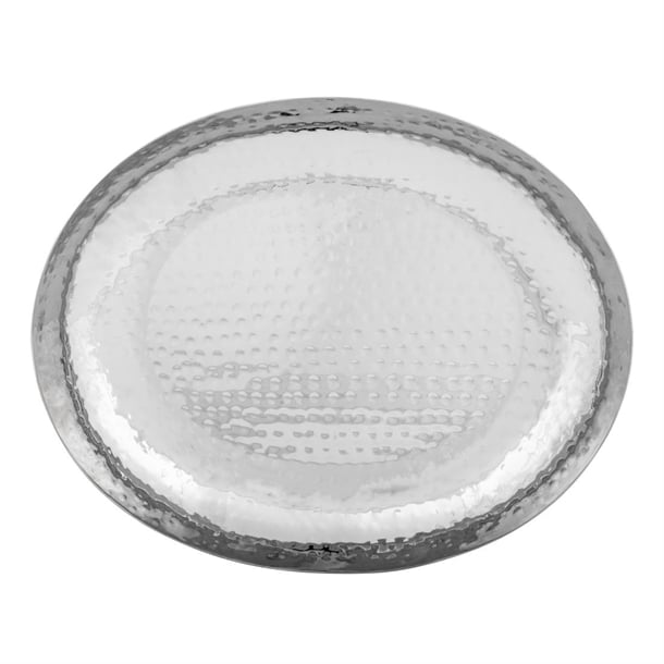 Olympia Hammered Stainless Steel Oval Dish 280x230mm fu283