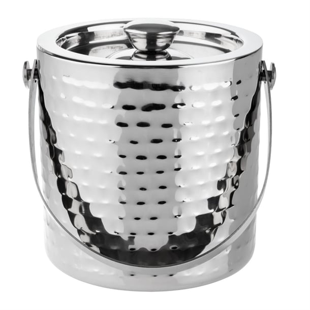 Olympia Hammered Double Wall Ice Bucket 1550ml fu285