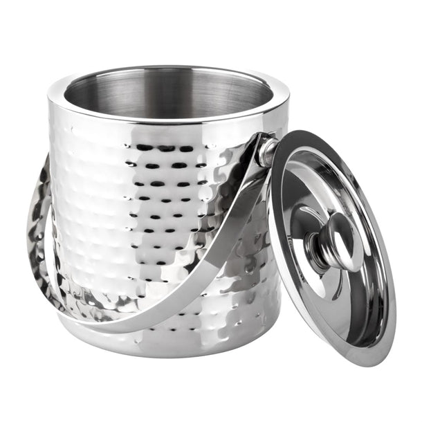 Olympia Hammered Double Wall Ice Bucket 1550ml fu285