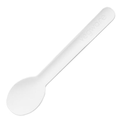 Vegware Compostable Paper Teaspoon 115mm (1000 Pack) fu293