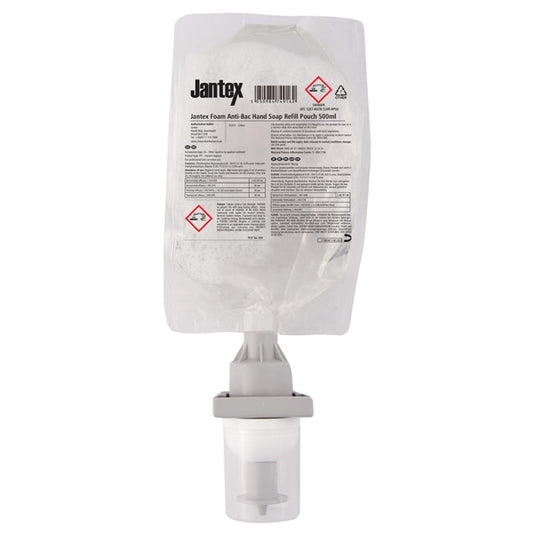 Jantex Foam Anti-Bacterial Hand Soap Refill Pouch 500ml fu375