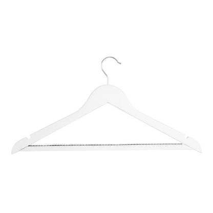 Bolero White Wooden Hangers (10 Pack) fu397