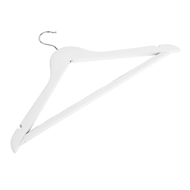 Bolero White Wooden Hangers (10 Pack) fu397