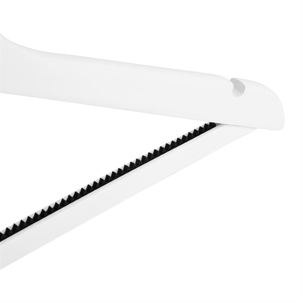 Bolero White Wooden Hangers (10 Pack) fu397