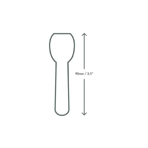 Vegware Paper Ice-Cream Spoon (2000 Pack) fu455