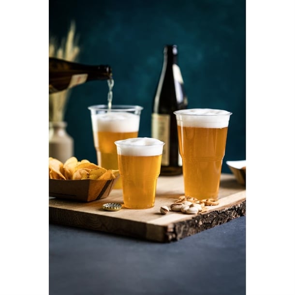 Vegware PLA Half Pint to Brim Cup UKCA/UKNI/CE-marked (2100 Pack) fu457