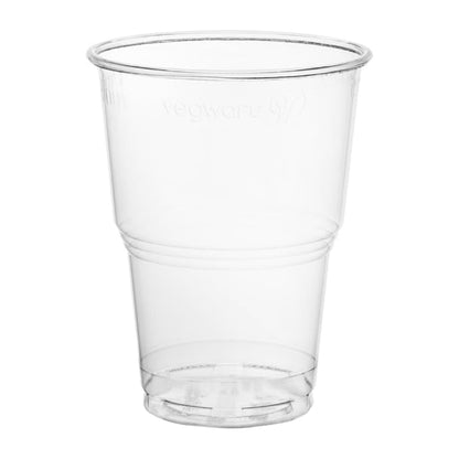 Vegware PLA Half Pint to Brim Cup UKCA/UKNI/CE-marked (2100 Pack) fu457