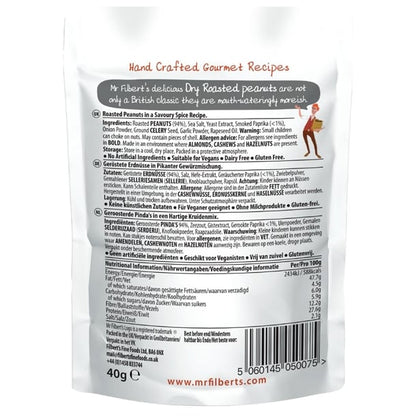 Mr Filbert's Dry Roasted Peanuts 40g (20 Pack) fu477