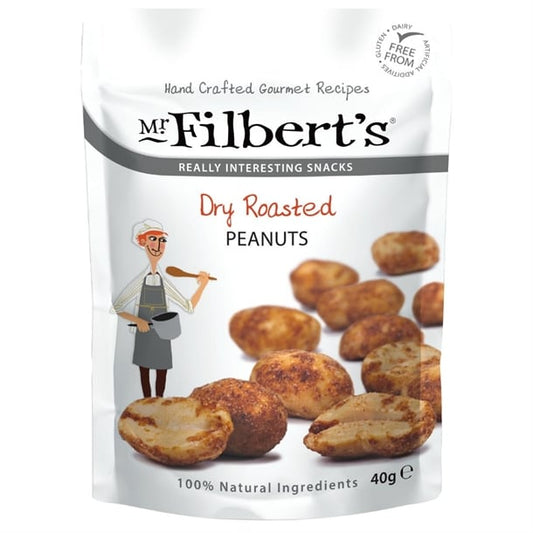 Mr Filbert's Dry Roasted Peanuts 40g (20 Pack) fu477