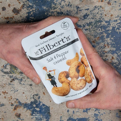 Mr Filbert's Salt & Pepper Cashews 40g (20 Pack) fu479