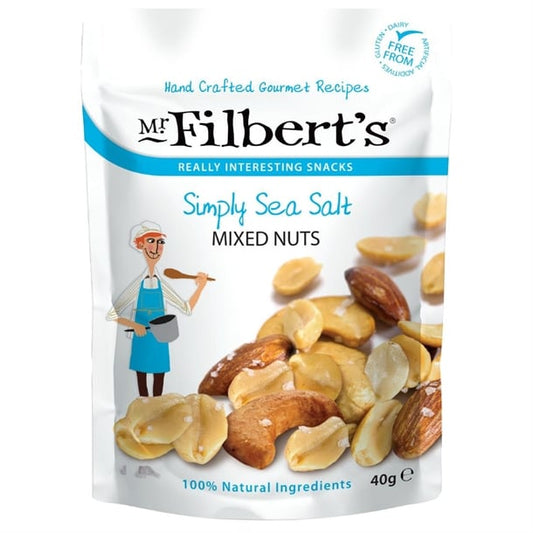 Mr Filbert's Simply Sea Salt Mixed Nuts 40g (20 Pack) fu481
