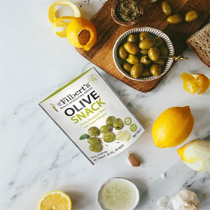 Mr Filbert's Green Olives Lemon & Oregano 50g (12 Pack) fu483