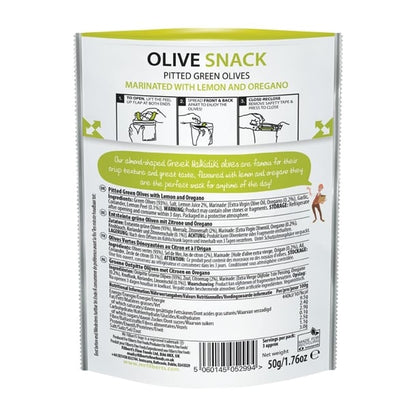 Mr Filbert's Green Olives Lemon & Oregano 50g (12 Pack) fu483