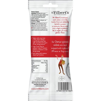 Mr Filbert's Snack Salami Chorizo 38g (15 Pack) fu485