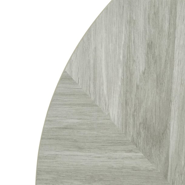 Bolero Pre-Drilled Round Table Top Chevron Design 600mm fu511