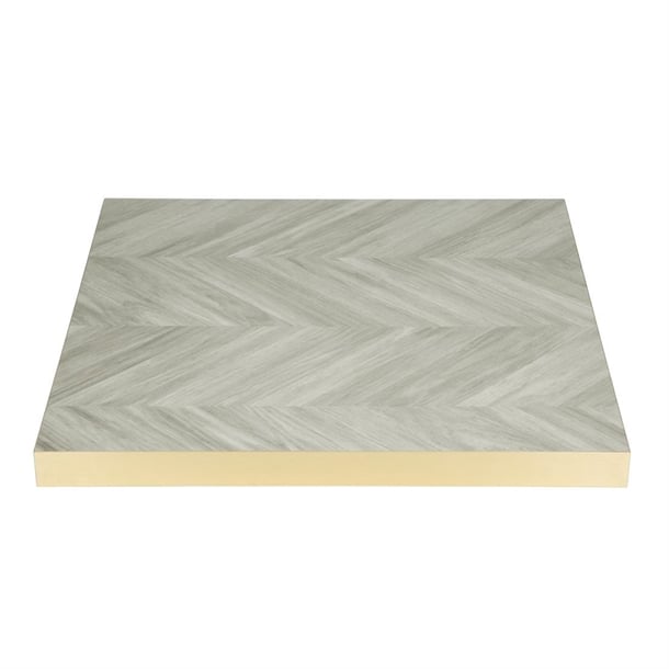 Bolero Pre-Drilled Table Top Chevron Design 700mm fu512