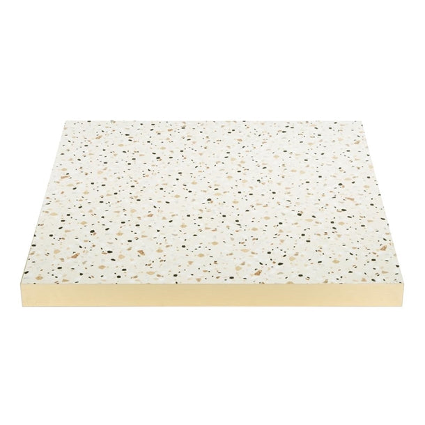 Bolero Terrazzo Style Square Table Top 700x700mm fu519