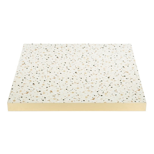 Bolero Terrazzo Style Square Table Top 700x700mm fu519
