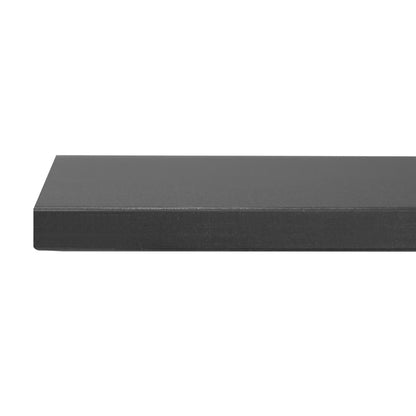 Bolero Matte Black Square Outdoor Table Top 700mm fu530