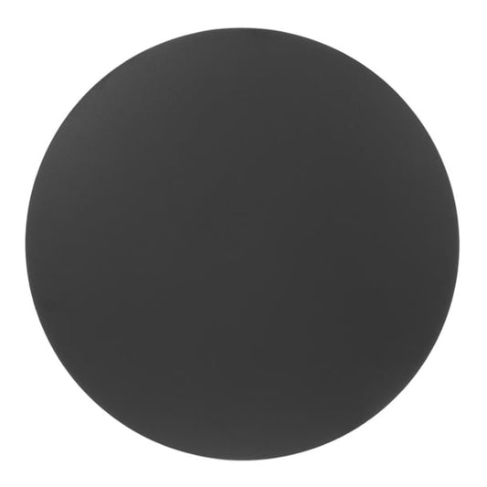 Bolero Matte Black Round Outdoor Table Top 600mm fu531