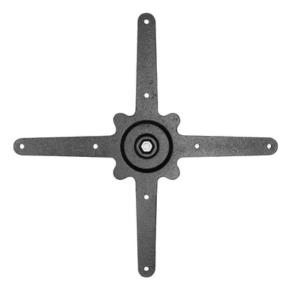 Bolero Black Cast Iron Table Base 720x600mm fu547