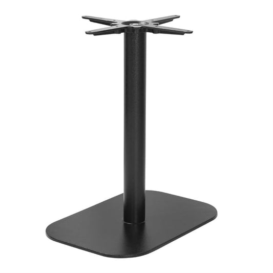 Bolero Black Cast Iron Table Base 720x420x600mm fu548