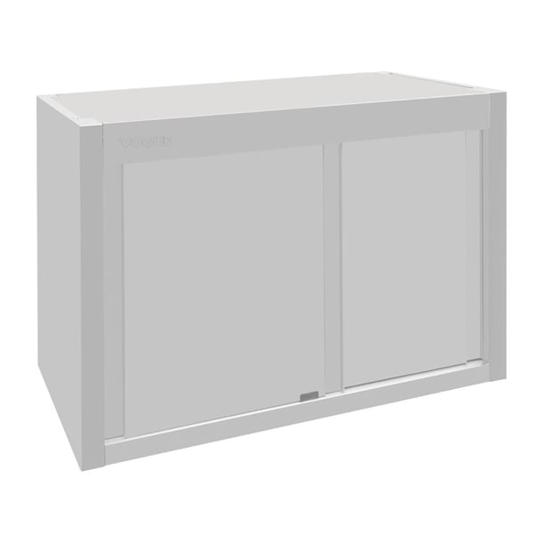 Vogue Wall Cupboard Stainless Steel 650x900x400mm fu580