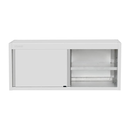 Vogue Wall Cupboard Stainless Steel 650x1500x400mm fu582