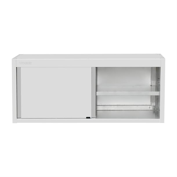 Vogue Wall Cupboard Stainless Steel 650x1500x400mm fu582