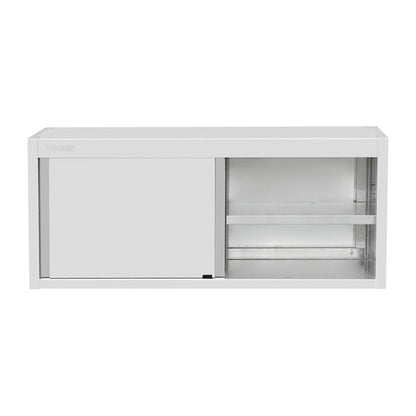 Vogue Wall Cupboard Stainless Steel 650x1500x400mm fu582