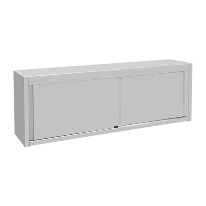 Vogue Wall Cupboard Stainless Steel 650x1800x400mm fu583
