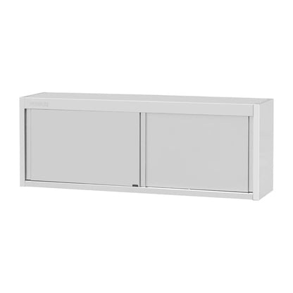 Vogue Wall Cupboard Stainless Steel 650x1800x400mm fu583