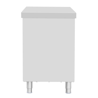Vogue Standing Floor Cupboard Stainless Steel 900x1200x600mm fu585