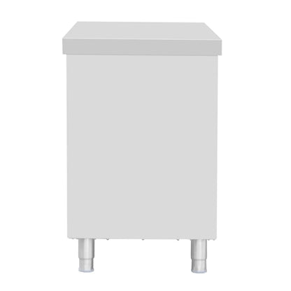 Vogue Standing Floor Cupboard Stainless Steel 900x1800x600mm fu587